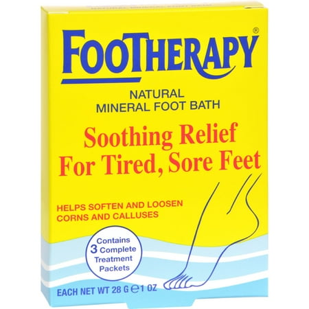 Queen Helene Footherapy Mineral Salt - Trial Size - Case of 6 - 3 oz