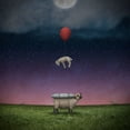 thumbnail image 3 of Noblin, Greg 15x15 Black Modern Framed Museum Art Print Titled - Soft Landing, 3 of 5