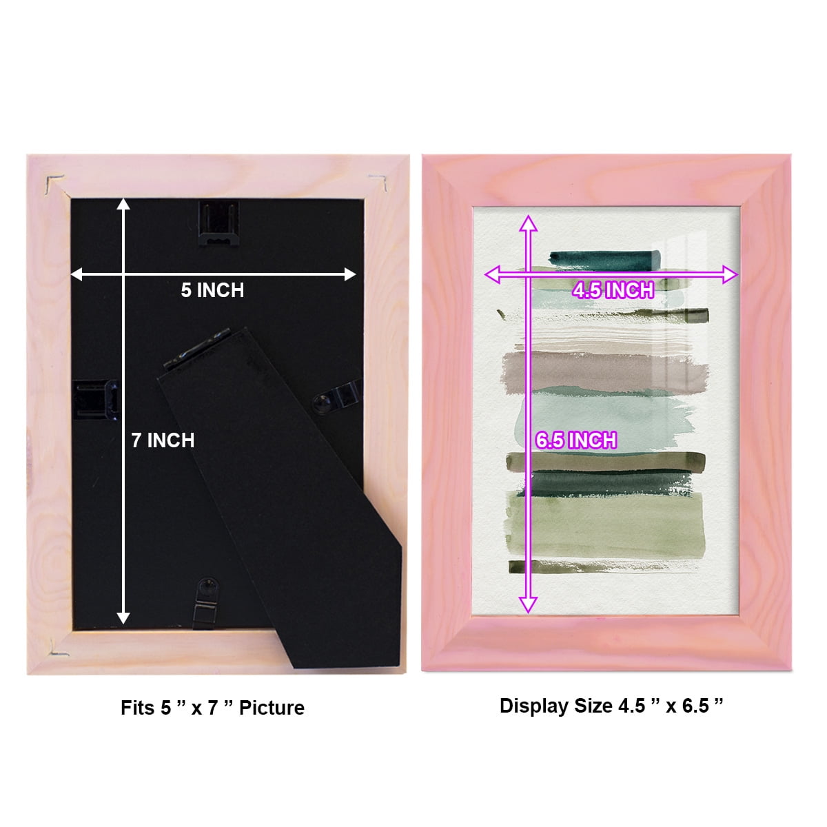 Grass Stains I - Framed Print w/glass - Sunset Pink
