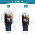 thumbnail image 6 of Yayeee 30oz Stainless Steel Tumbler with Straw and Handle Double-Wall Insulated Travel Water Bottle, Watercolor Astronaut, 6 of 8