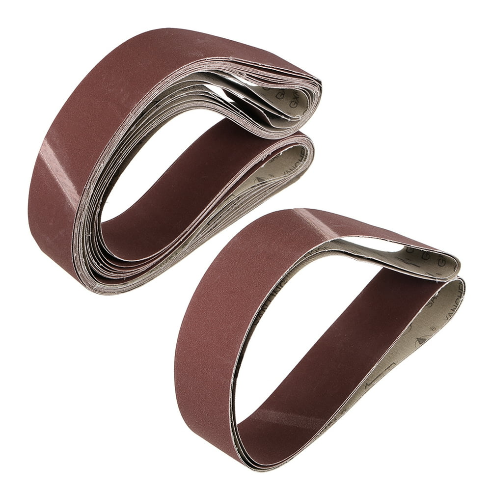 2" x 48"(50mm x 1220mm) Sanding Belt 320 Grit Aluminum Oxide 12pcs