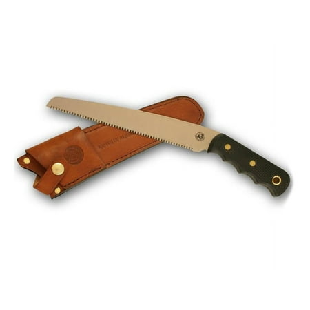 Knives of Alaska Bone Saw Fixed Blade Saw 8 SK5 Steel Blade SureGrip Handle Black