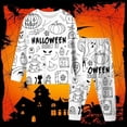 thumbnail image 2 of Shadoumai Halloween Pajamas for 8-10 Color Me Pajamas for Cute Graphic Print Diy Hand Painted Pjs Soft Long Set Sleepwear Shirt and Pant Matching 2 Piece Summer Loungewear Outfits, 2 of 4