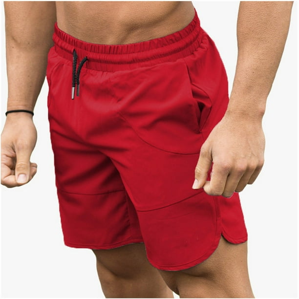 Men's Gym Workout Shorts with Zipper Pockets,Mens Mesh Athletic Shorts