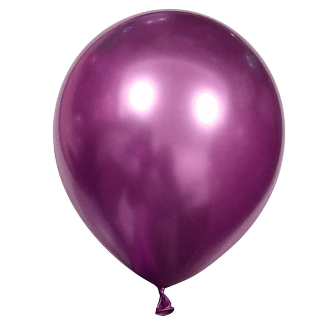 Globo de color metálico de 12 pulgadas, decoración de globos más gruesos para bodas, cumpleaños, bab Abanopi Globo