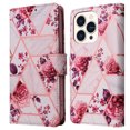 thumbnail image 2 of Compatible with iPhone 15 Pro Max Premium Vintage PU Leather Magnetic Closure Case with Strap Flip Cover, 2 of 5