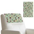 thumbnail image 2 of Xixirimido Bee Poinsettia Gingerbread Man Recliner Headrest Protector Leather Non Slip Headrest Covers for Recliners Sofa Headrest Covers Furniture Protector for Home, 3Pcs, 2 of 7