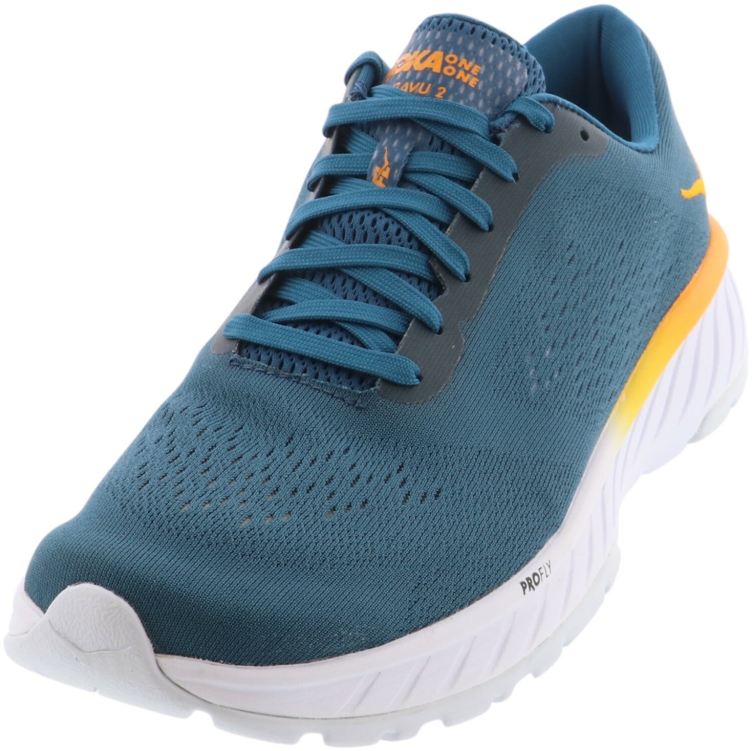 Hoka One Men's Cavu 2 Corsair Blue / Bright Marigo Ankle-High Mesh ...