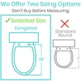 Pankupo Toilet Seat Risers for Seniors (Raised with Handles) Grab Bar