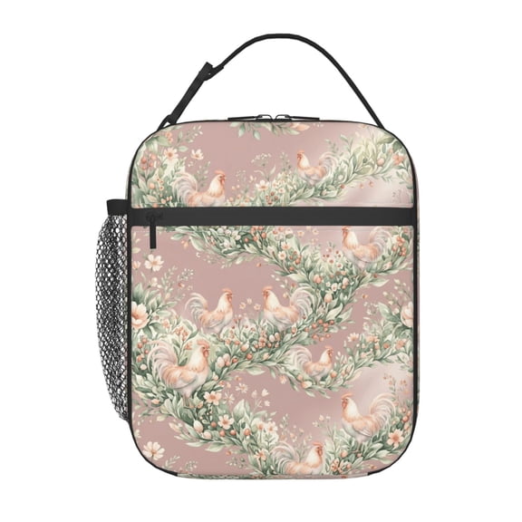 Chicken Lunch Bag For Women Men, Insulated Reusable Lunch Tote Bag, Large Capacity Lunch Box For Work, Leakproof Cooler Lunch Bag For Office Picnic Travel