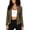 #0463-Brown, variant on Women's Long Sleeve Blazer Solid Color Lapel Slim Fit Casual Jacket for Office Daily Wear