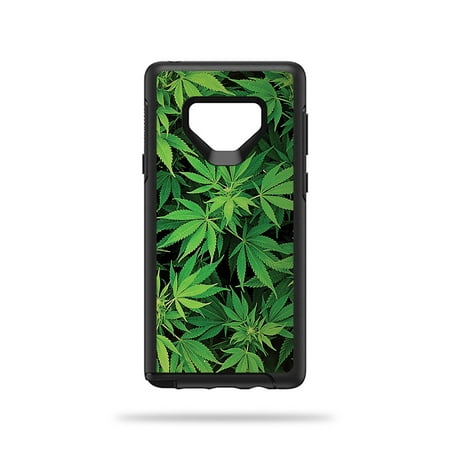 MightySkins Skin For OtterBox Symmetry Galaxy Note 9 - Weed | Protective, Durable, and Unique Vinyl Decal wrap cover | Easy To Apply, Remove, and Change Styles | Made in the