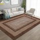 thumbnail image 3 of Alfombra moderna estampada, lavable, para sala de estar, suave, para dormitorio, alfombra grande antideslizante, resistente a las manchas., 3 of 7