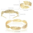 thumbnail image 2 of 3pcs Roman Gold Leaf Crown Headband, Greek Goddess Hair Accessories for Costume Party Wedding Dancing Party Cosplay, 2 of 6