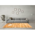 thumbnail image 3 of Ahgly Company Indoor Square Oriental Orange Industrial Area Rugs, 5' Square, 3 of 4