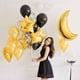 thumbnail image 5 of ballon Toile Or 50 Pcs, Baudruche En Forme D'toile, Ballons De Fleuret, Ballon Helium Toile Pour Anniversaire, Mariage, Saint Valentin, Douche De, 5 of 5