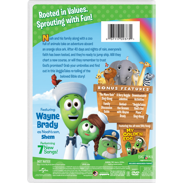 VeggieTales: Noah's Ark [DVD] - Walmart.com