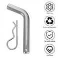 thumbnail image 3 of 2 Sets Hitch Pin 5/8 Inch Trailer Hitch Pin And Clip Towing Hitch Accessories, 3 of 8