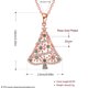thumbnail image 1 of Teissuly Christmas Fashion Women's Christmas Tree Pendant NecklaceJewelry Cute And Fresh Teissuly WER202401223209, 1 of 1