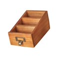 thumbnail image 4 of Luzkey Wooden Desktop Organizer Case Makeup Brush Holder for Desktop Bedroom Vanity, 4 of 8