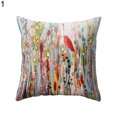 thumbnail image 1 of 18Inch Bird Flower Pillow Case Bed Sofa Living Room Decor Throw Cushion Cover, 1 of 8