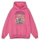 thumbnail image 2 of Sudadera con capucha retro desgastada con diseño de esqueleto de noche maravilloso y mariposa para hombre y mujer, ropa de hip hop, jersey 100 % algodón, 2 of 4