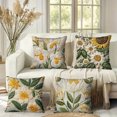 thumbnail image 7 of SLYNSHome Spring Throw Pillow Cover 18x18 inch,Wild Flower Plant Pillows Case Seasonal Floral Outdoor Decorative Cushion Covers for Home Sofa Bed Couch, 7 of 7