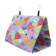 thumbnail image 2 of Ccdes Bird Hanging Bed, Playing Safe Colorful Parrots House Bed Triangular With Hooks For Pet Cage For Lovebird, 2 of 8