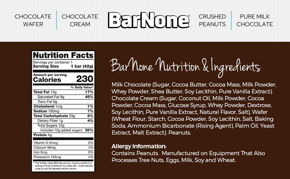 Bar None Chocolate Bar 24ct.