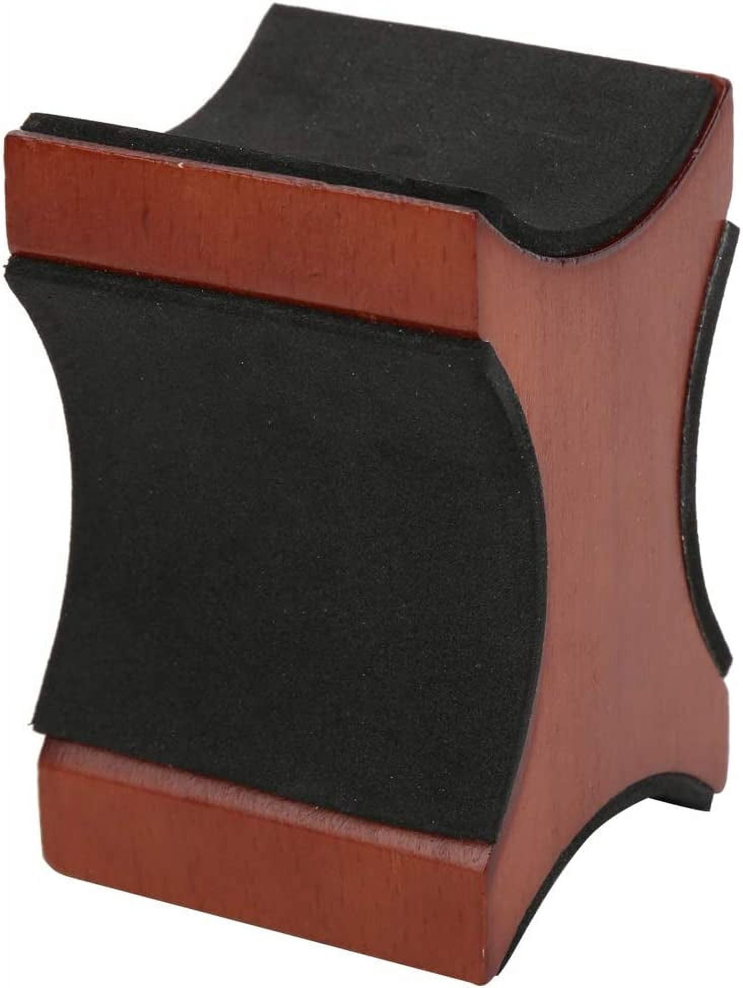 ABCISI Mahogany Neck Rest Support, Universal Desktop Stand Musical Instrument Repair Tool for Acoustic Electric Guitars Repair and Maintenance Support Pad