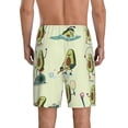 thumbnail image 3 of Naloa Avocado for Exercise Men's Short Pajama Pants, Lounge Comfort Shorts with Elasticized Waistband and Side Pockets - Large, 3 of 9