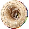 thumbnail image 4 of Sombrero de Paja para Mascotas, Sombrero para el Sol para Gatos, Mini Sombrero de Paja Mexicano en Paja Trenzada con Ajuste de Cuerda de algodón para Cachorros, Gatos, Gatitos y Gatos Informales, 4 of 5