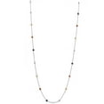 thumbnail image 4 of The Color Craft Convertible Mask Chain, Necklace, Eyeglass Chain Multi-Pearl SILVER for Women Mask Holder - 1095, 4 of 5