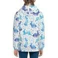 thumbnail image 6 of Naloa Rabbit2 Teenage Zipper Hoodie, Long Sleeve Zip Up Hoodies Casual Jackets Tops for 7-12 Years-Medium, 6 of 6