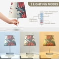 thumbnail image 5 of Flowers in Skeleton Face LED Desk Lamp Table Lamp USB Bedside Nightstand Small Lamp for Bedroom Living Room Kids Room, 5 of 8