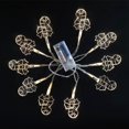 thumbnail image 1 of Cadena de lámpara de luz LED de disco acrílico 10LED de 178cm para muleta de decoración navideña de fiesta, 1 of 8