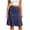 Navy, variant on Squevariel Women's Casual Skirt Stretch Basic Skirt High Waist Relaxed Fit A-Line Solid Skirts