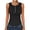 #01Black, variant on Womens Ribbed Tank Tops Summer Henley Sleeveless Casual Button T Shirt Basic Slim Beach Vacation Clothing Pink XL