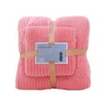 thumbnail image 4 of Juego de toallas de baño de vellón coral, 2 piezas, toallas absorbentes y gruesas, ultrasuaves y de secado rápido para una comodidad superior, ideales para baños de invitados, spas y uso, 4 of 8