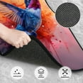 thumbnail image 3 of Honeii Vibrant Hummingbird Watercolor Art Print Car Foot Mat Four-Piece Set - Front & Rear Universal Car Floor Mats for SUVs, Trucks, Sedans, 3 of 7