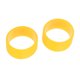 thumbnail image 3 of 2 unids/set mango de raqueta de tenis anillo de silicona absorción de sudor tenis Overgrip anillo de fijación amarillo, 3 of 14