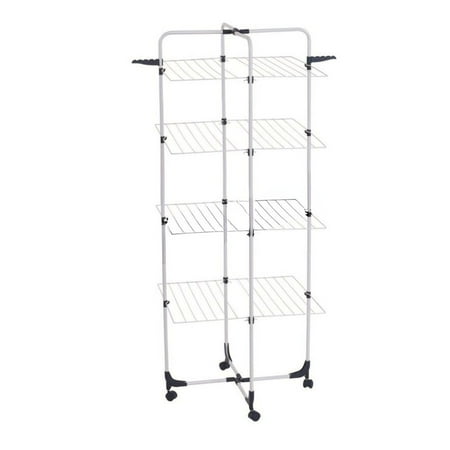 Tendedero Vertical Plegable Tipo Torre 4 Niveles