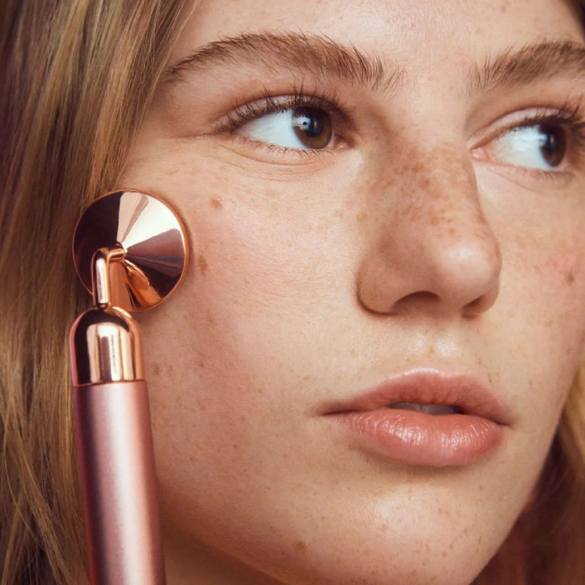 Purify Rose Quartz Vibrating Facial Roller