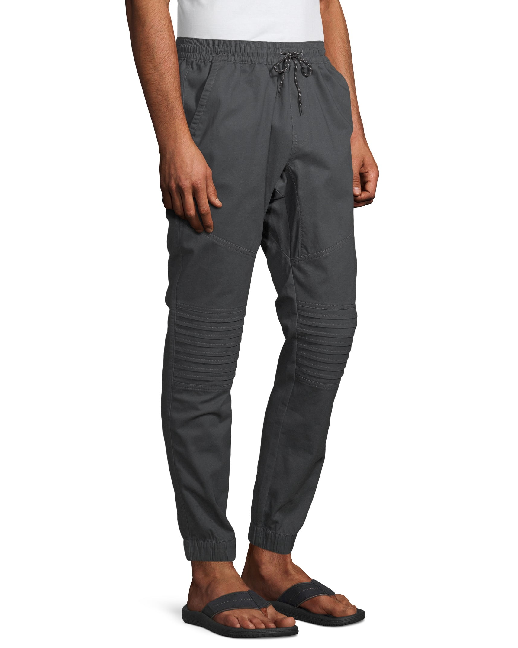 Twill Moto Jogger Pants - Walmart 