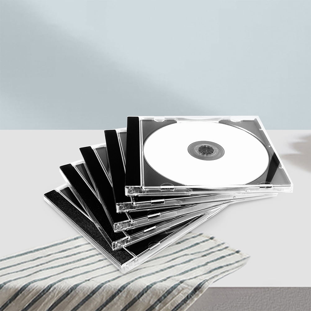 8Pcs DVD Cases DVD Storage Cases CD Cases Reusable CD Cases CD Storage Holders
