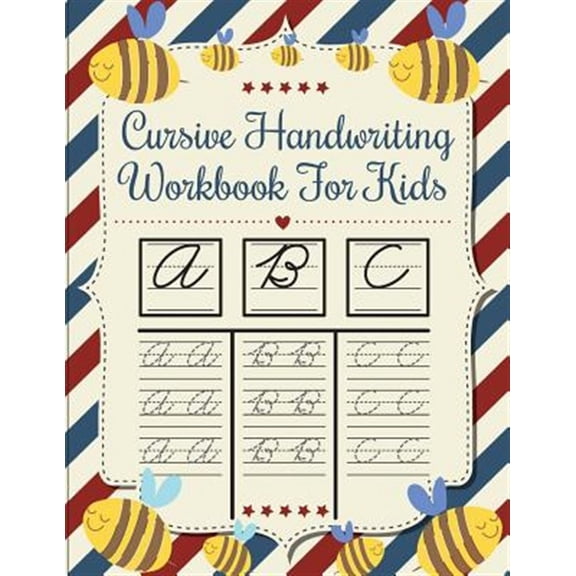 Pre-Owned Cursive Handwriting Workbook for Kids: Cursive handwriting workbook for kids: workbook cursive, k workbook age 5, cursive handwriting workbook for teens, workbooks for preschoolers (Paperback)