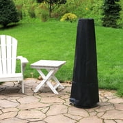 Sunnydaze 49 Heavy-Duty Black Finish Steel Wood-Burning Chiminea with Built-In Log Storage