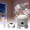 Insert-type Christmas, variant on Dynamic Rotating LED Projector Light, Rechargeable LED Light Projector, Snowflake/Christmas/Ocean Dynamic Patterns, Mood Lighting for Bedroom, Bathroom, Room Decor (Insert-Type Snowflakes)