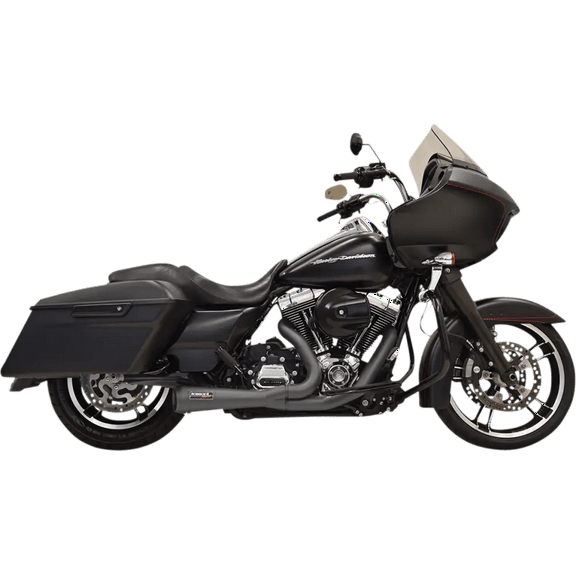 Bassani Road Rage 2-into-1 Short Black Exhaust System (1F52RB)