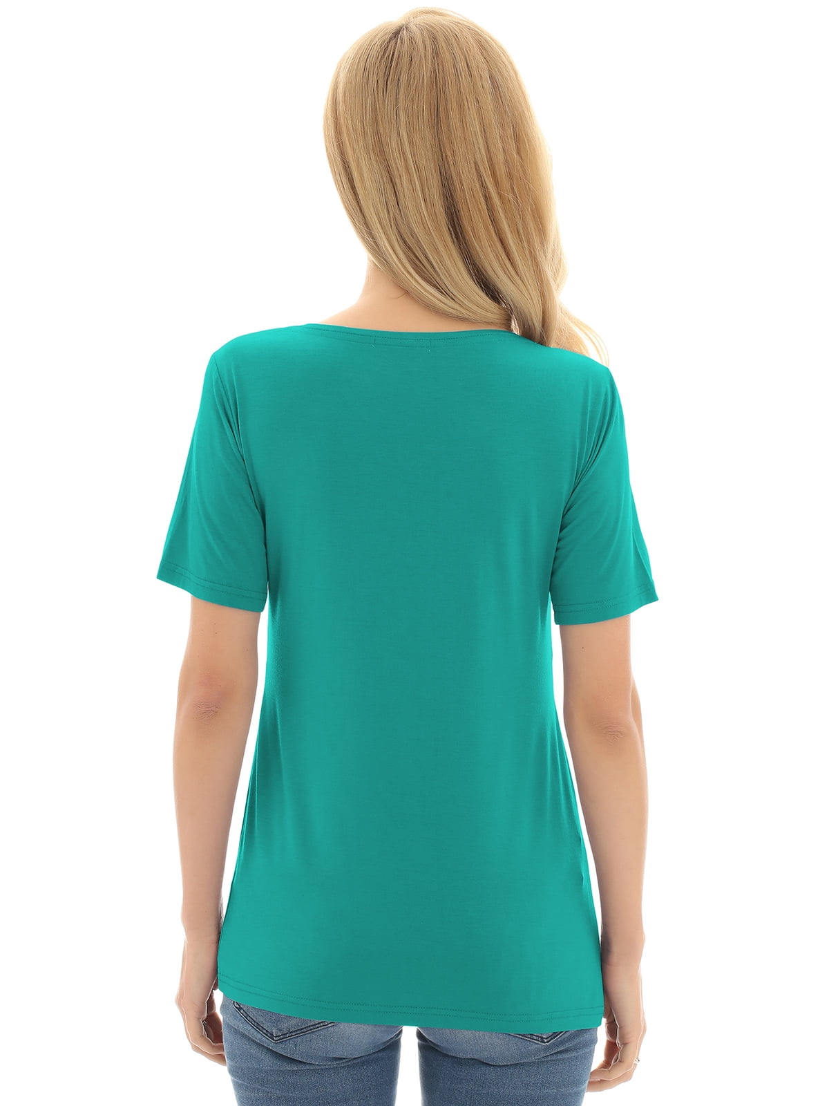Bearsland Women's Maternity Short Sleeve Breastfeeding Nurding Tops T-Shirts 3-Pack